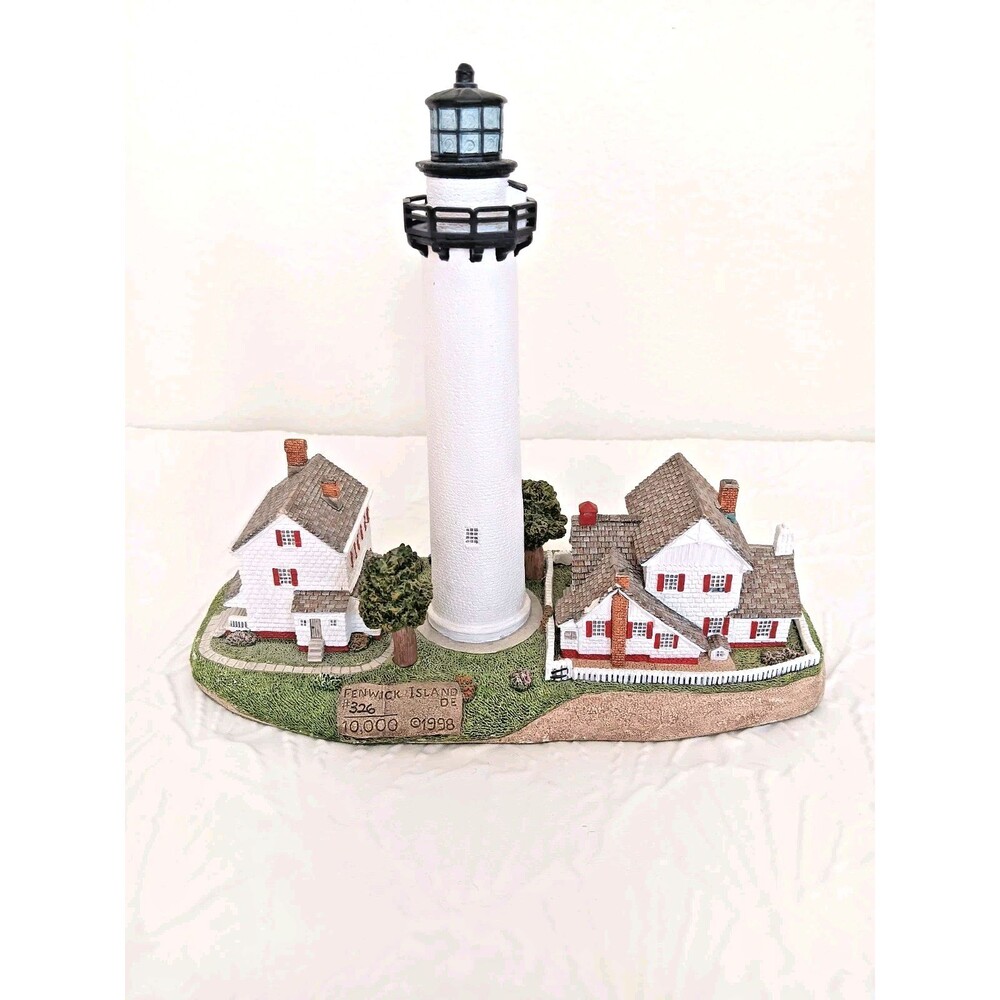 Harbour Lights Fenwick Island DE #213 1998 Limited Edition Signed Younger COA